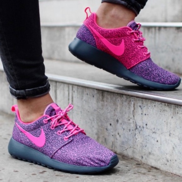 Purple Nike Roshe Women's Pink Nike Shoes Nike Roshe Run